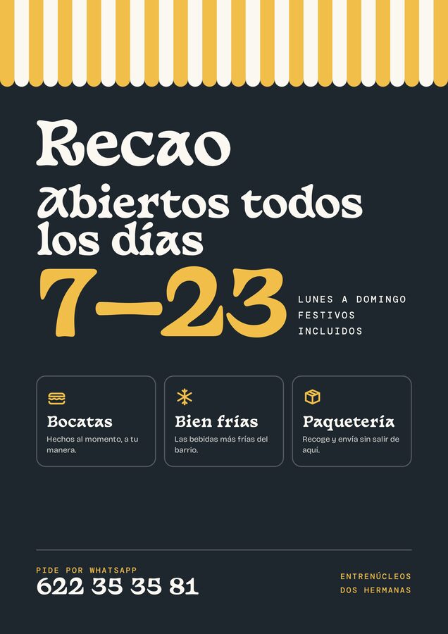 Cartel de escaparate